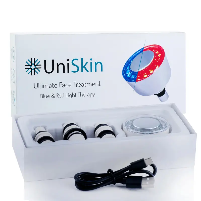 Therapeutic Massage Gun With Color-Changing Led Light Therapy & Heating Function 1
