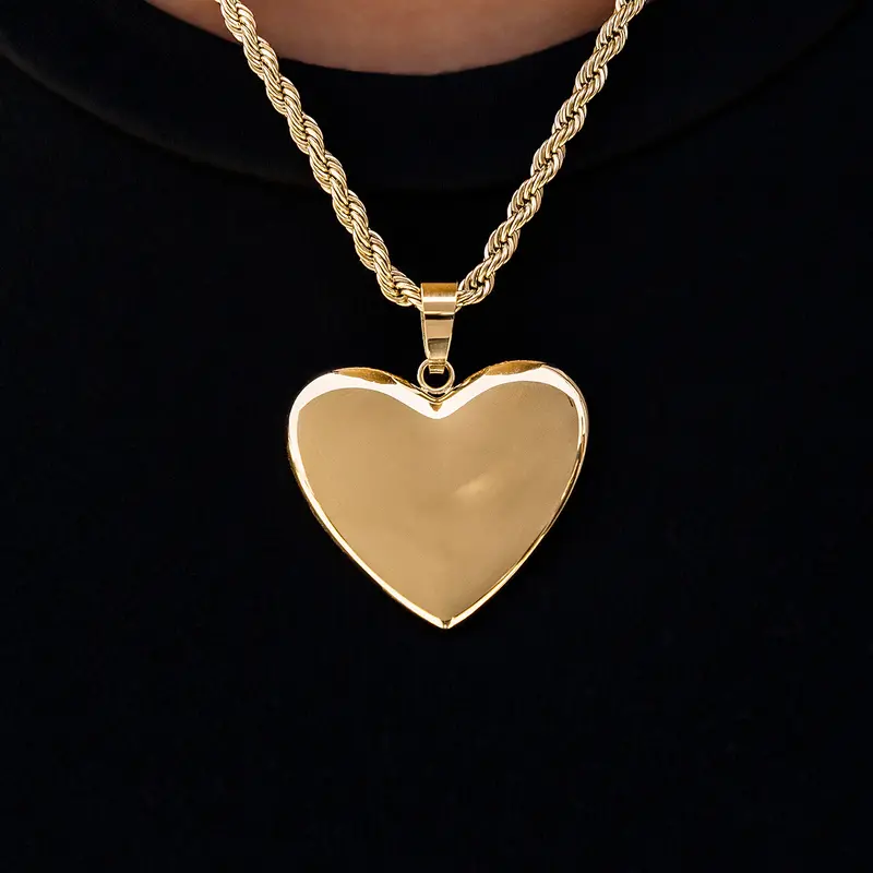 Timeless Yellow Gold Heart Pendant 1