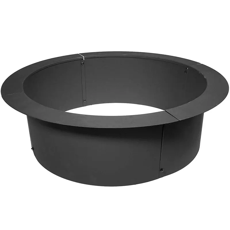 Titan Heavy-Duty Steel Fire Pit Liner Ring – 33", 38", Or 46" Diameter 1