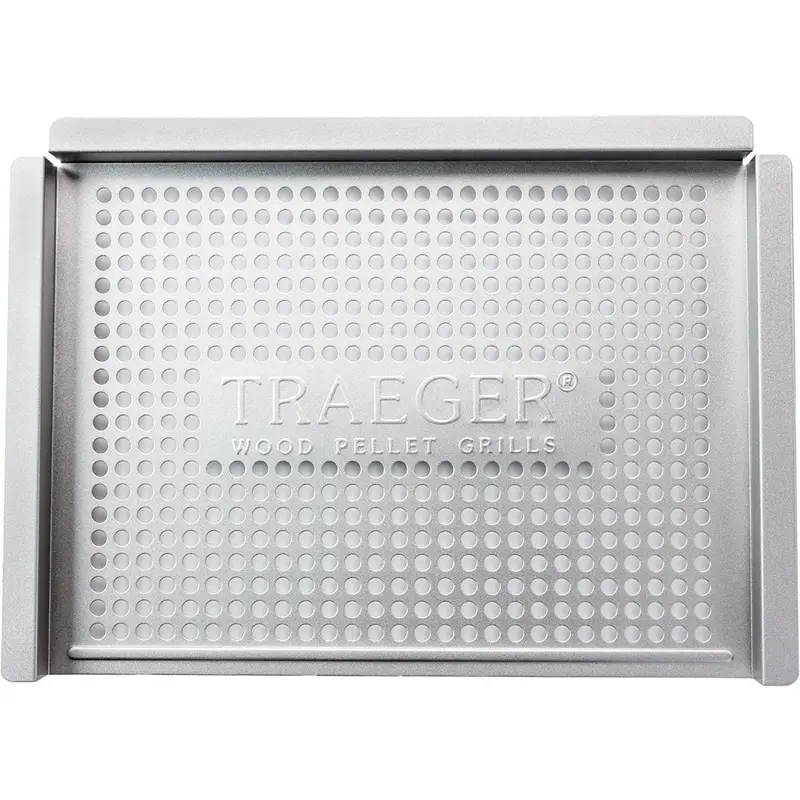 Traeger Stainless Steel Grill Basket – Heavy-Duty Barbecue Cooking Accessory 1