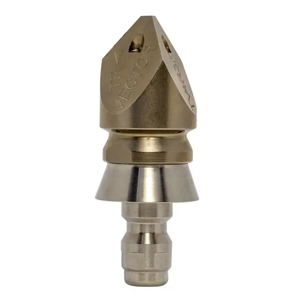 Trivector Penetrating Nozzle — 1/4 In With Qr-C Stainless Steel Skirt 1