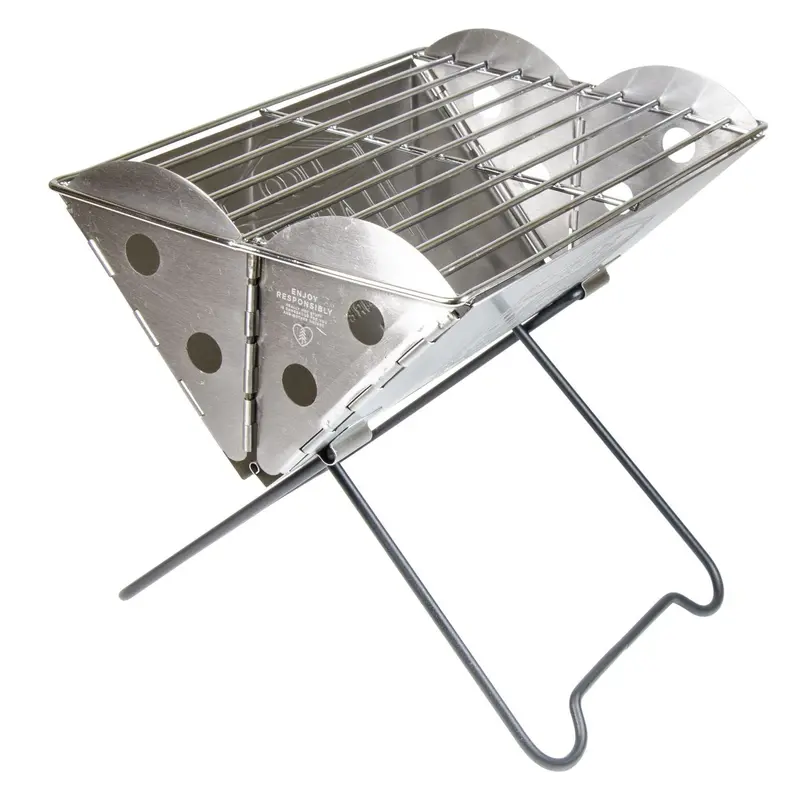 Uco Flatpack Portable Grill & Fire Pit – Compact Stainless Steel Design For Camping & Backyard Use 1