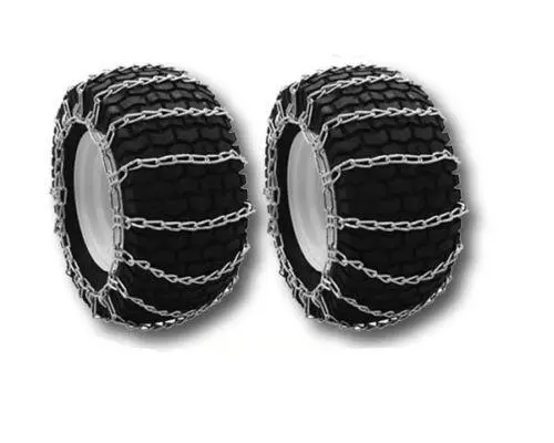 Universal Tire Chain Kit – Compatible With Small Utility And Lawn Equipment Tires (4.10X3.50X6 To 12.25X3.50) 1