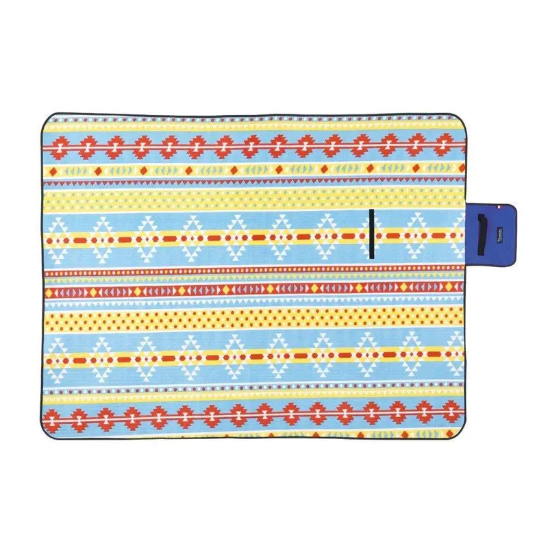 Vacances Water-Resistant Picnic Blanket – Compact, Strapped Outdoor Mat In Forest-Themed Design 1