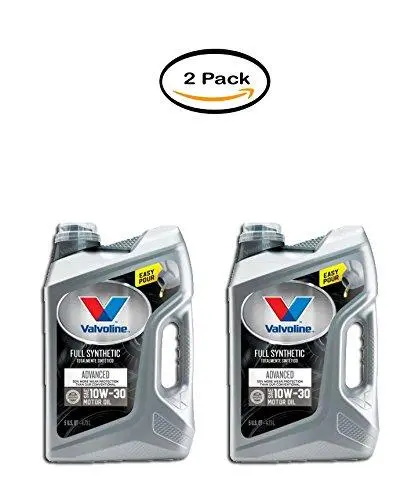 Valvoline Full Synthetic Advanced 10W-30 Motor Oil – 5-Quart Bottles (2-Pack) 1