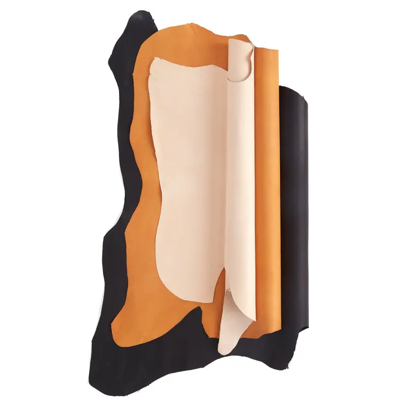 Vegetable-Tanned Tooling Calfskin Leather 1