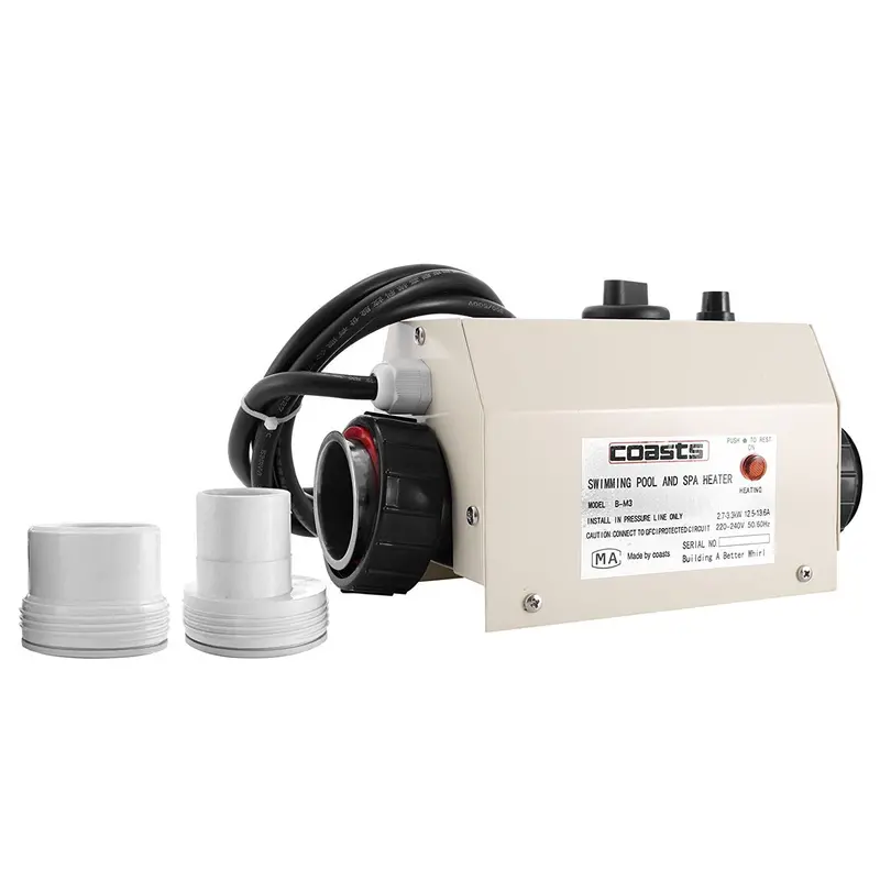 Vevor 220V 3 Kw Pool & Spa Thermostat – 33 Mm Electric Water Heater Controller For Portable Hot Tubs And Bath Systems 1