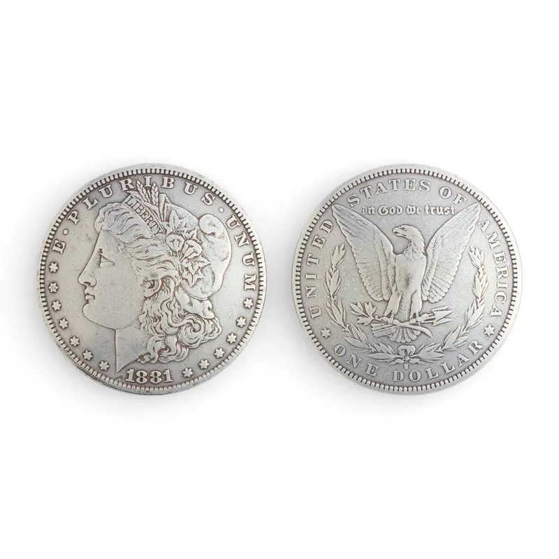 Vintage-Style Morgan Silver Dollar Conchos 1