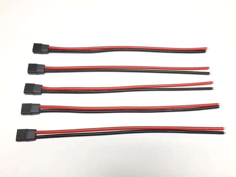 W9 Xt60 Male Silicone 12Awg Cable With Black Amass Connector Add-On 1