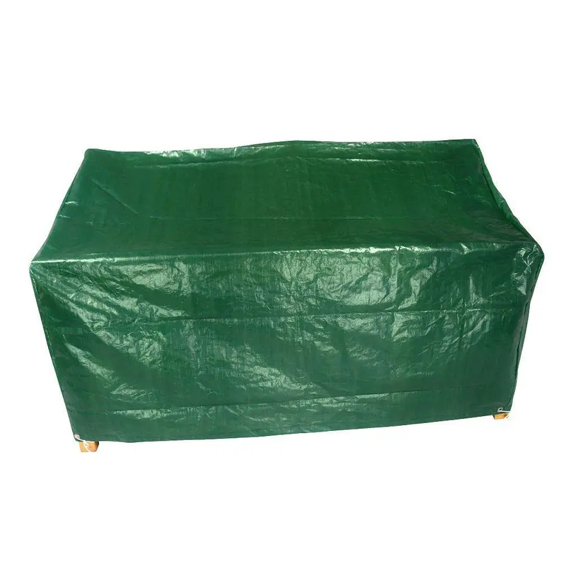Waterproof 3-Person Garden Bench Cover – Heavy-Duty Green Protective Shield For Outdoor Seating 1