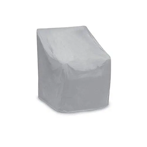 Weather-Resistant Wicker Chair Cover – Large Gray Outdoor Protection 1