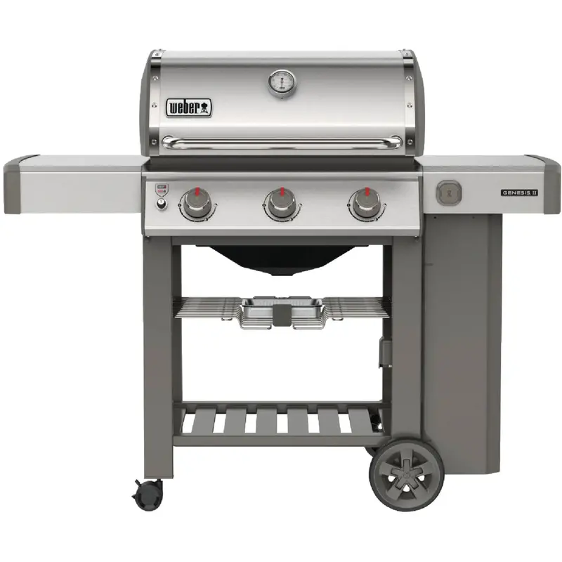 Weber Genesis Ii S-310 Gas Grill – Stainless Steel, 3-Burner, 39,000 Btu Lp Model 1