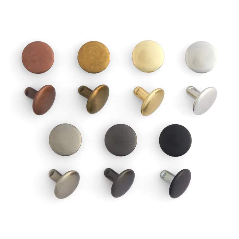 Wide Double-Cap Rivets – 100-Piece Pack 1