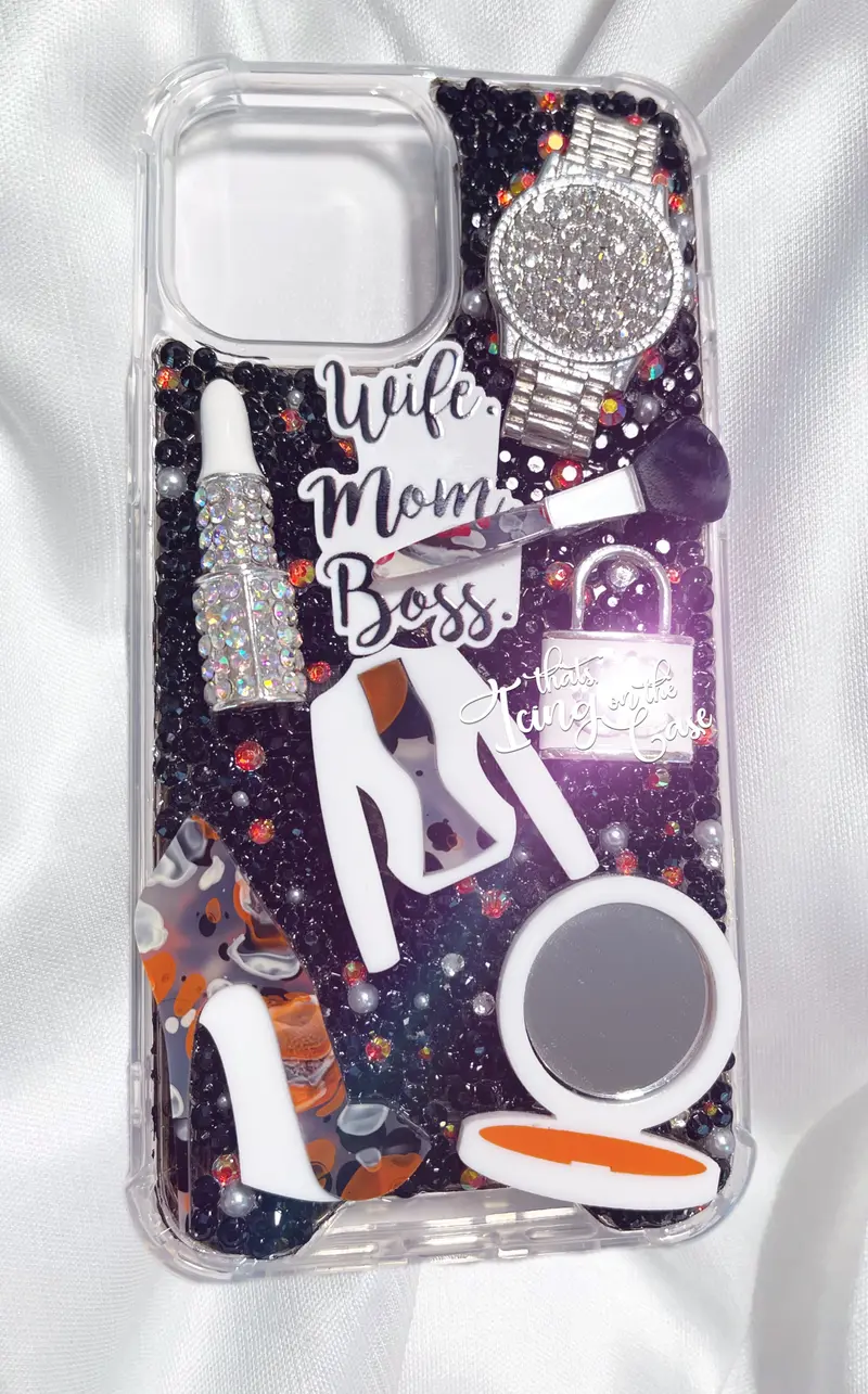Wife Mom Boss – Quick-Ship Snap-On Iphone 13 Pro Max Case With Ergonomic Bumper Design 1