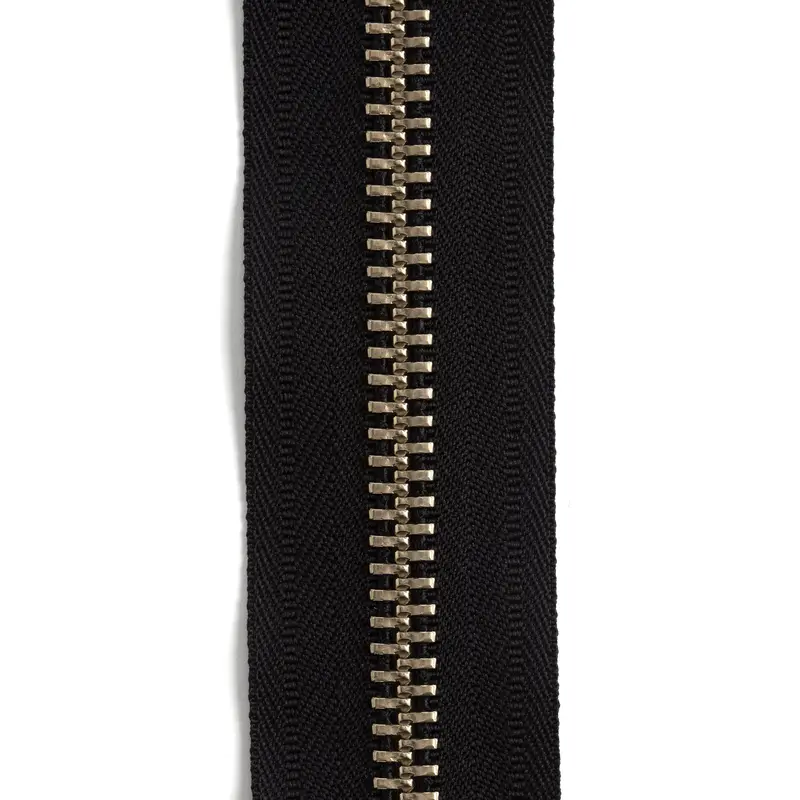 Ykk #10 Nickel-Plated Zipper Tape – Sold By The Yard 1