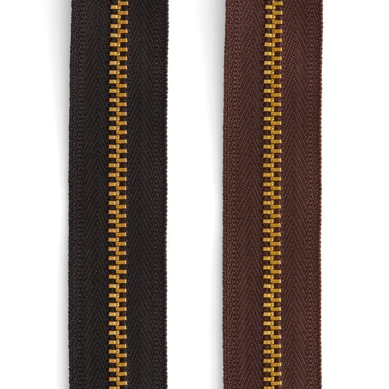 Ykk #45 Brass Zipper Tape - Heavy-Duty Closure 1