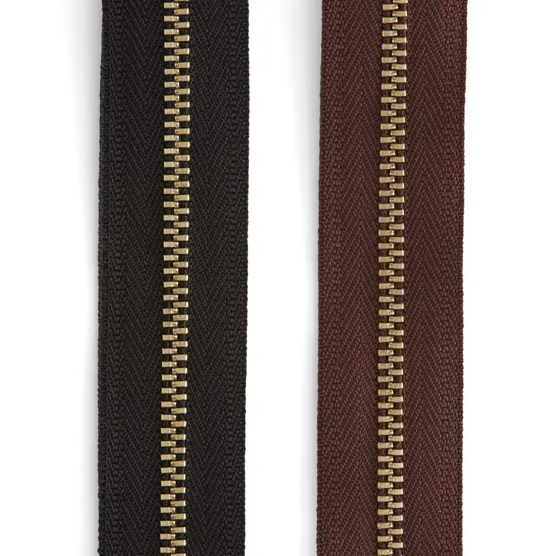 Ykk #45 Nickel-Plated Zipper Tape - Durable Finish 1