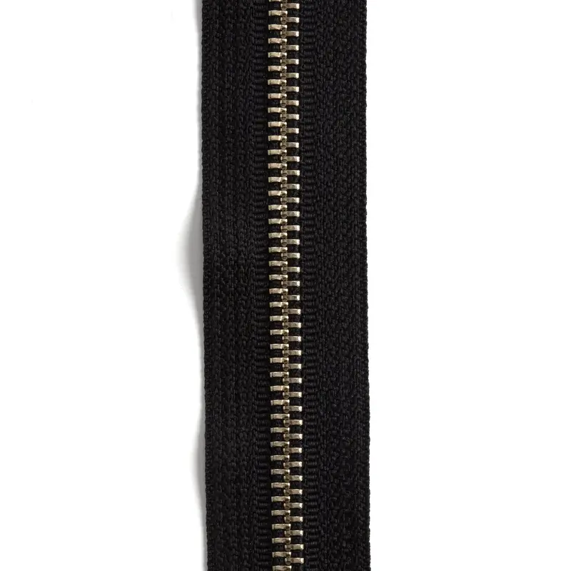 Ykk #5 Nickel-Plated Coil Zipper Tape – Per Yard 1