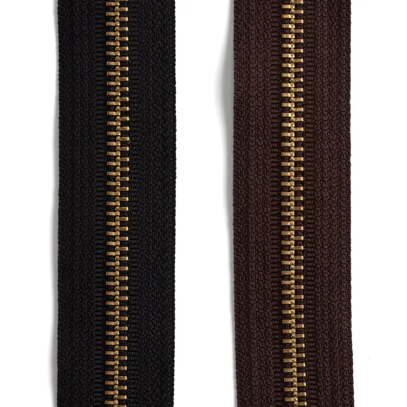 Ykk #5 Solid Brass Coil Zipper Tape – Sold Per Yard 1