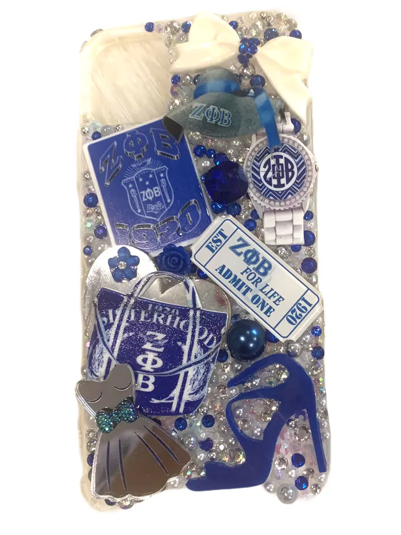 Zeta Phi Beta Inspired Snap-On Iphone 11 Case – Ready To Ship With Shock-Absorbing Bumper Guard 1