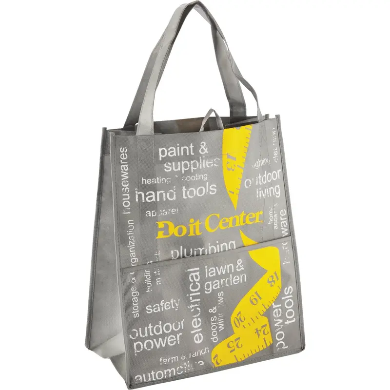 14" × 17" × 8" Reusable Shopping Bag – Durable, Foldable Carryall With Reinforced Handles 1
