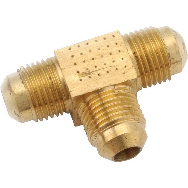 Anderson Metals 5/8-Inch Forged Brass Flare Tee – 5-Pack 1