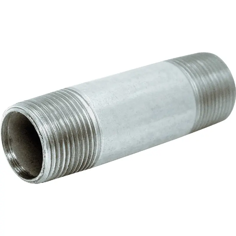Anvil Galvanized Steel Pipe Nipple – 1/4" X 12", Welded Construction 1