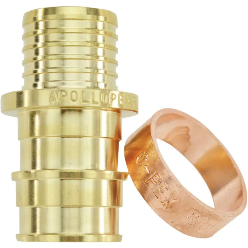 Apollo Retail Brass Pex Coupling — 3/4" Barb × 3/4" Polybutylene, Type A 1