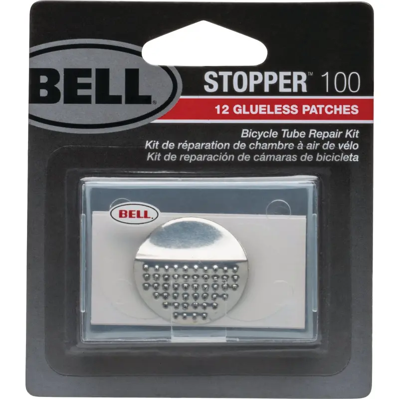 Bell Sports Stopper 100 Bicycle Tube Repair Kit – 12-Patch Emergency Fix Set 1
