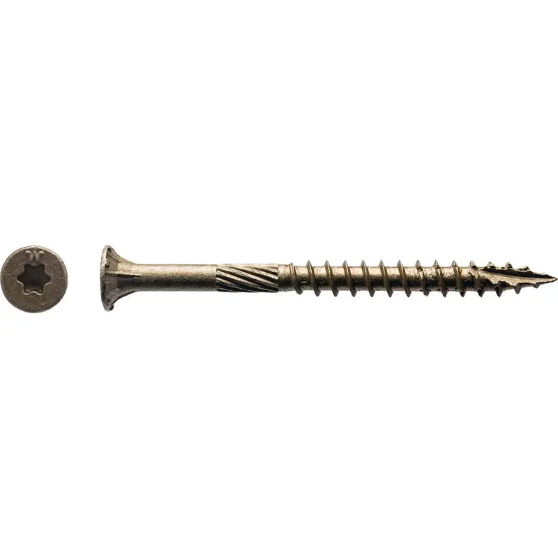 Big Timber Bronze Flat Head Wood Screws – #10 × 3 In, 1500-Count Box 1