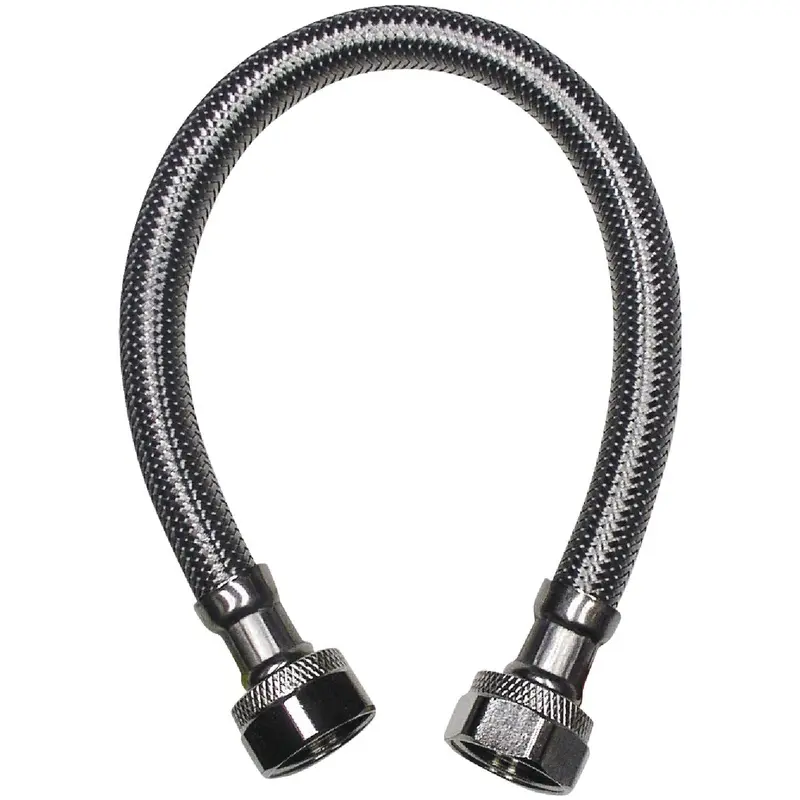 B&K Stainless Steel Faucet Supply Line – 1/2" Fip X 1/2" Compression, 9" Length 1