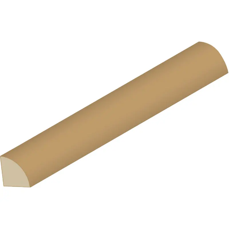Cedar Creek Solid Pine Quarter Round Molding – 11/16" X 11/16", 8 Ft Length 1
