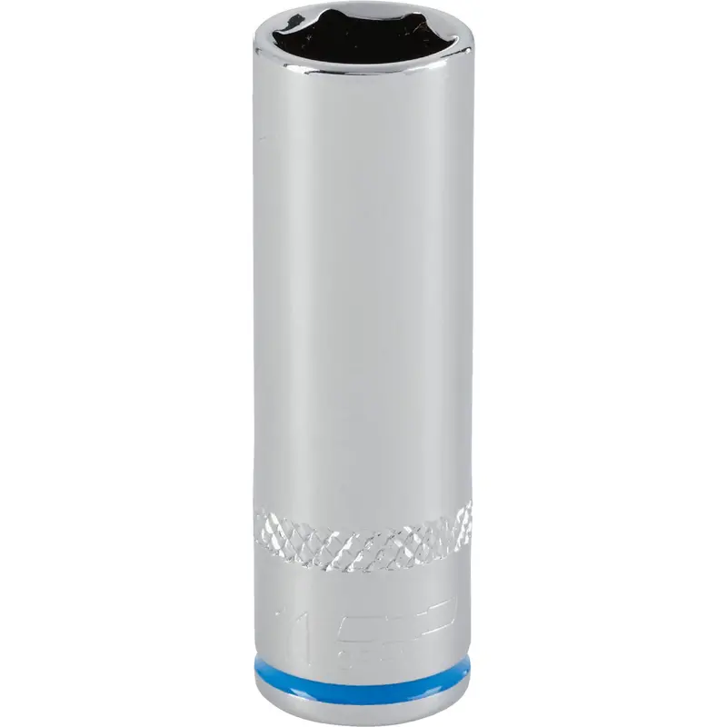 Channellock 1/4" Drive 11Mm 6-Point Deep Metric Socket – Chrome Vanadium Steel 1