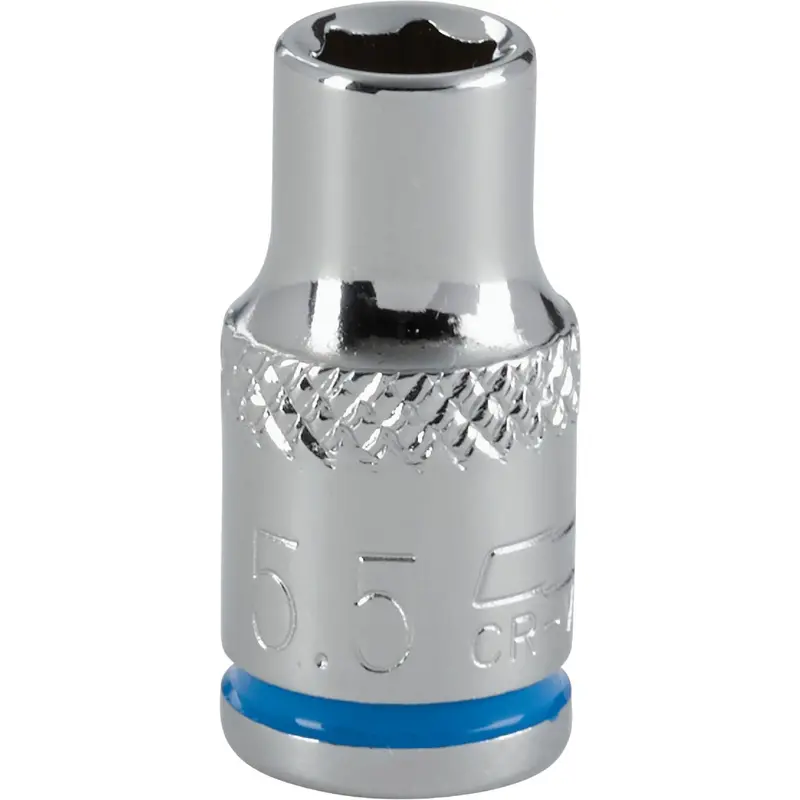 Channellock 6-Point Metric Socket – 1/4" Drive, 5.5 Mm, Shallow Profile 1