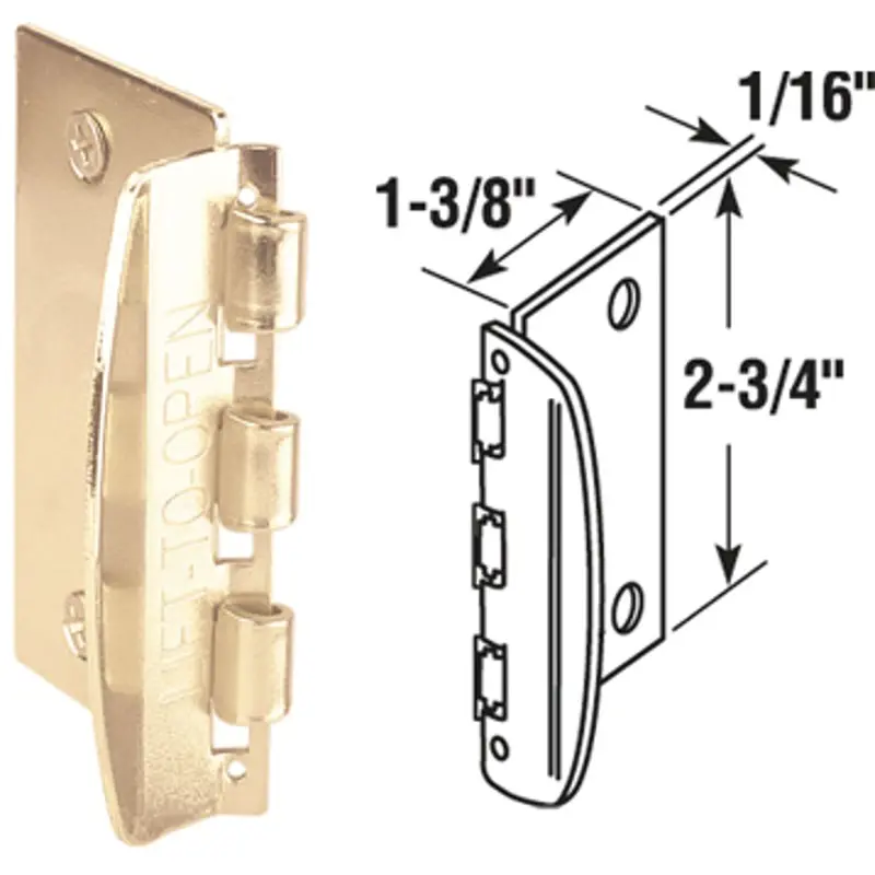 Defender Flip-Over Door Security Lock – Reinforced Interior Sliding Bolt Assembly 1