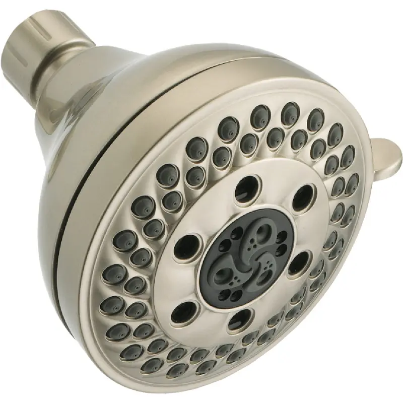 Delta 5-Setting H2Okinetic Showerhead – 1.8 Gpm, Brushed Nickel Finish 1