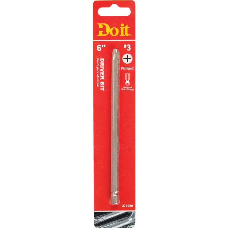 Do It #3 Phillips Power Screwdriver Bit – 6-Inch Length 1