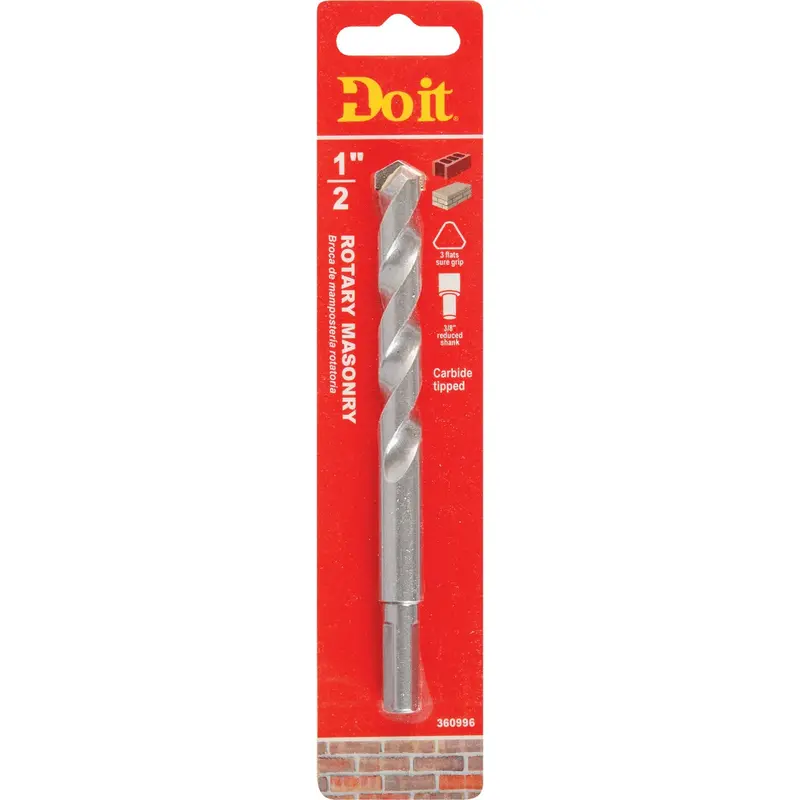 Do It Best Rotary Masonry Drill Bit — 0.5" Diameter × 6" Length 1
