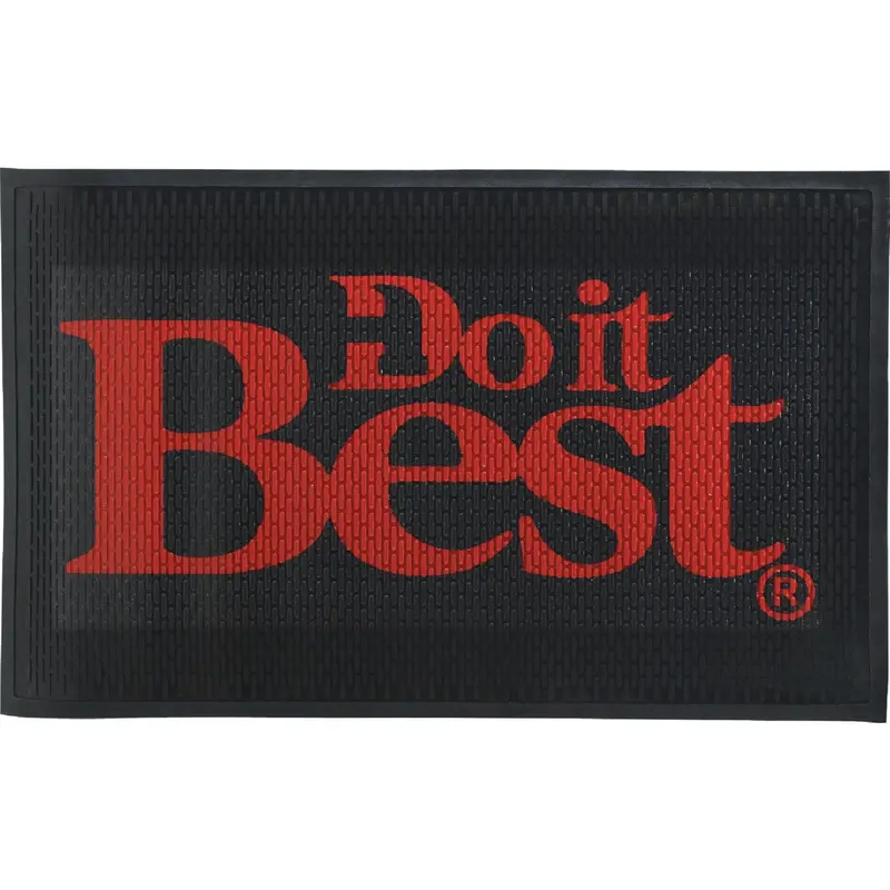 Do It Best Super Scrape Logo Mat – 2.5 Ft. X 3 Ft. Horizontal Design 1