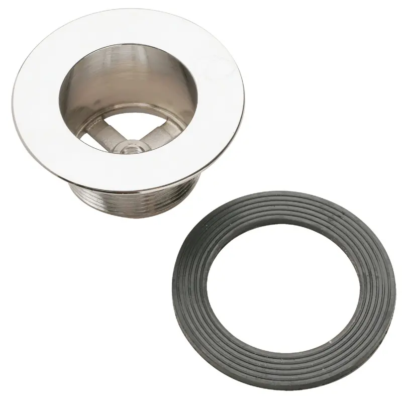 Do It Chrome-Finished 1-1/2-Inch Coarse Waste Shoe Tub Drain Strainer 1