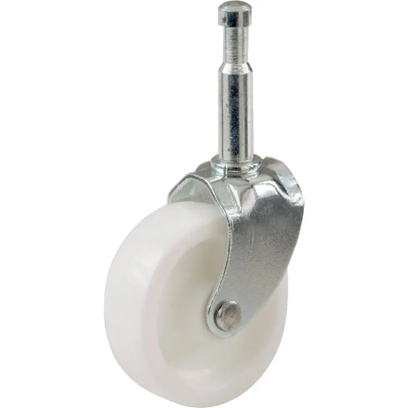 Do It Light-Duty 1-1/4-Inch White Plastic Swivel Stem Casters – 4-Pack 1