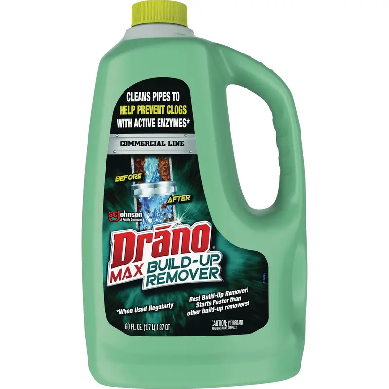 Drano Max Build-Up Remover – 60 Oz Commercial Drain Cleaner 1