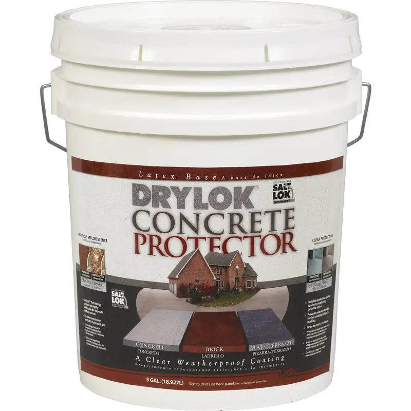 Drylok Clear 5-Gallon Concrete Sealer For Waterproof Protection 1
