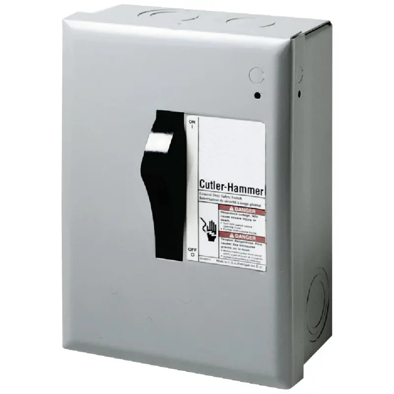 Eaton Dp Series Indoor Safety Disconnect Switch – 30 Amp, Double-Pole 1
