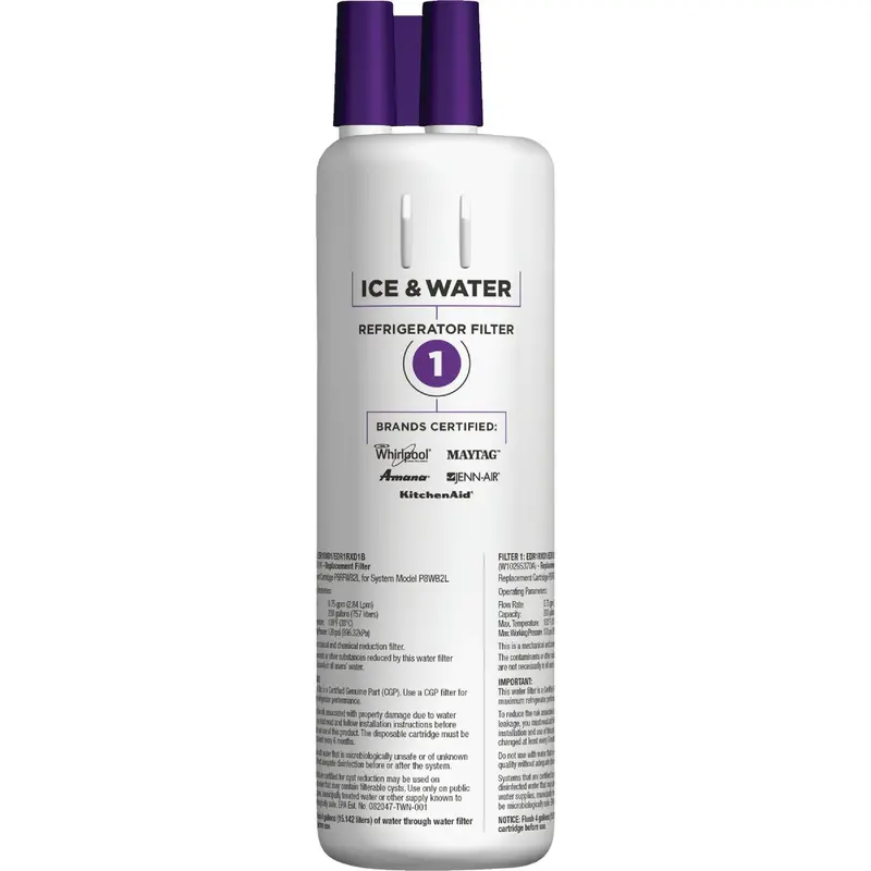 Everydrop By Whirlpool Refrigerator Water Filter 1 For Icemakers And Cold Water Lines 1