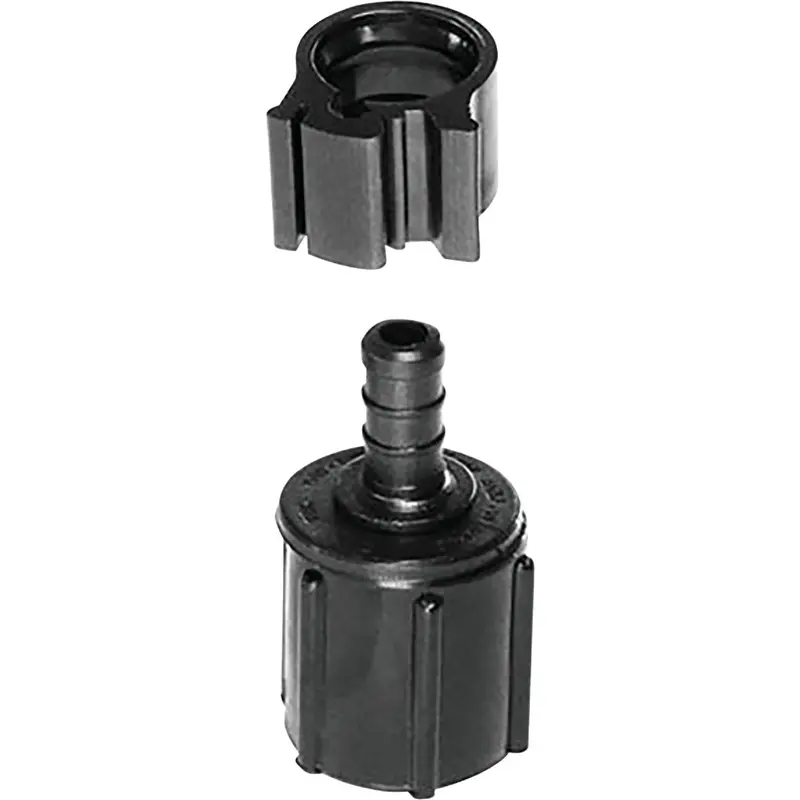 Flair-It Pex Transition Coupling – 3/8" × 1/2" Fpt Poly Alloy Fitting 1