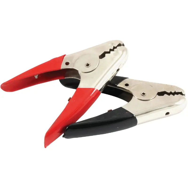 Forney 500A Heavy-Duty Commercial Battery Charger Clamps – 2-Pack 1