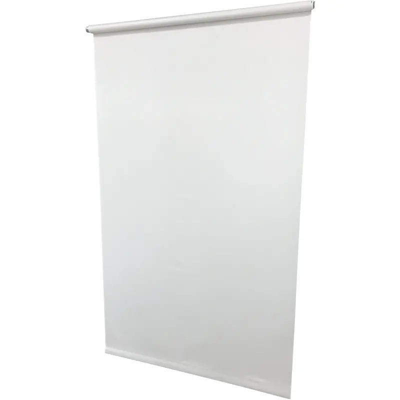 Friedland Shades Economy Roller Shade – 73-1/4" × 72", White Vinyl, Room-Darkening 1