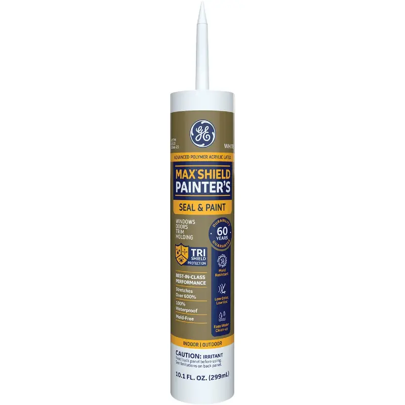 Ge Max Shield Advanced Polymer Acrylic Latex Sealant – 10.1 Oz, White 1