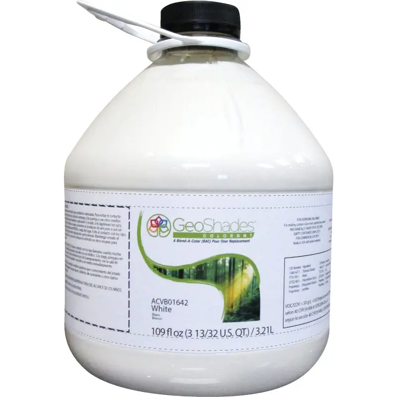 Geoshades Bac White Paint Colorant – 1-Gallon Concentrated Tint 1